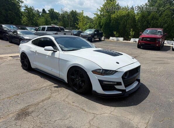 1FA6P8CF4K5146692 2019 FORD MUSTANG White Задня ліва чверть