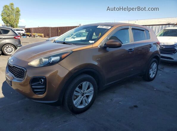 KNDPMCAC6H7164465 2017 KIA SPORTAGE Gold Trasero izquierdo