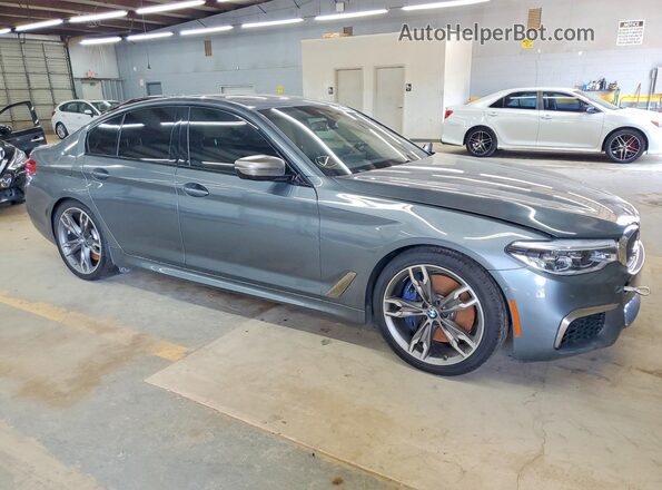 WBAJS7C06LCD37892 2020 BMW M5 Blue Դիմացի տեսք