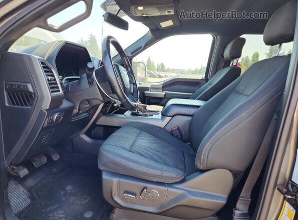 1FTEW1EG8HFA47317 2017 FORD F150 Charcoal Dashboard view