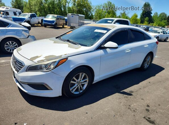 5NPE24AF1HH485046 2017 HYUNDAI SONATA White Tył lewy