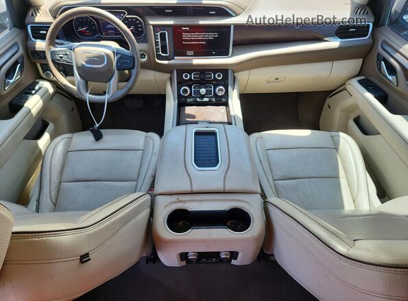 1GKS2DKL6MR158737 2021 GMC YUKON Tan Vista del cuadro de instrumentos