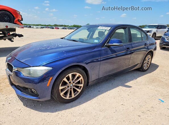 WBA8E1G5XGNT99425 2016 BMW 3 SERIES Blue Trasero izquierdo