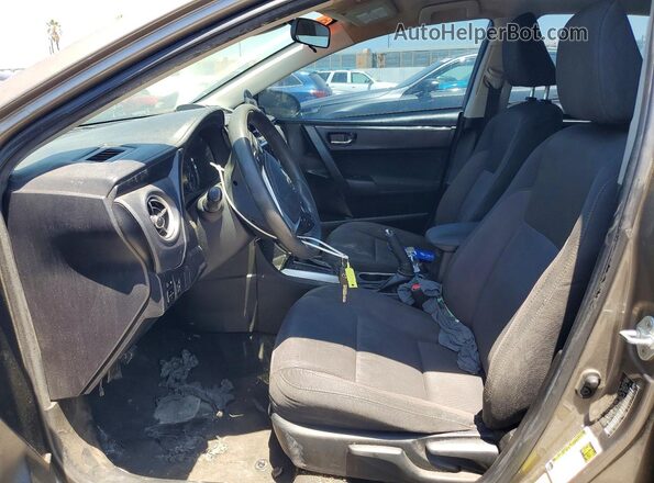 5YFBURHEXHP612645 2017 TOYOTA COROLLA Серый Вид панели приборов