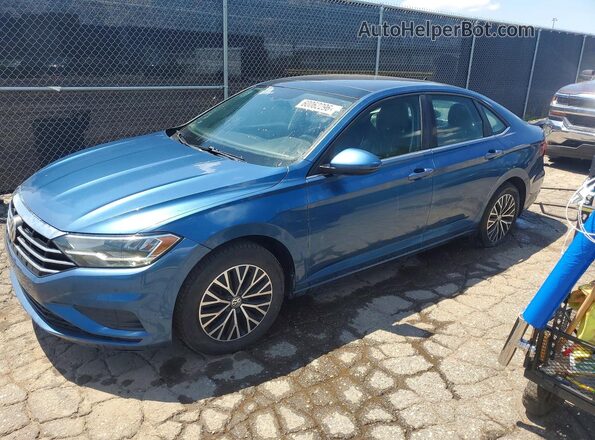 3VWCB7BU9LM031276 2020 VOLKSWAGEN JETTA Blue Rear left