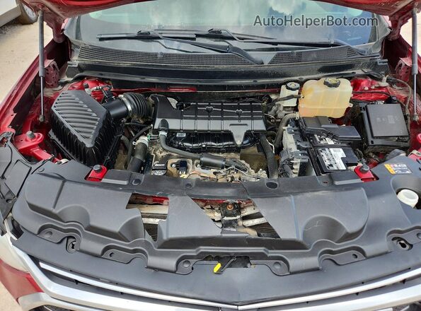 1GNERGKW5JJ273153 2018 CHEVROLET TRAVERSE Темно-бордовый Вид наклейки с VIN-кодом