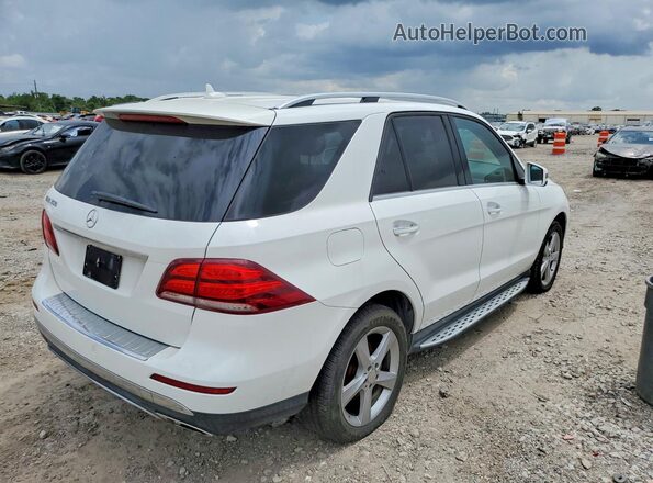 4JGDA5JB8GA690950 2016 MERCEDES-BENZ GLE Белый Передняя правая четверть