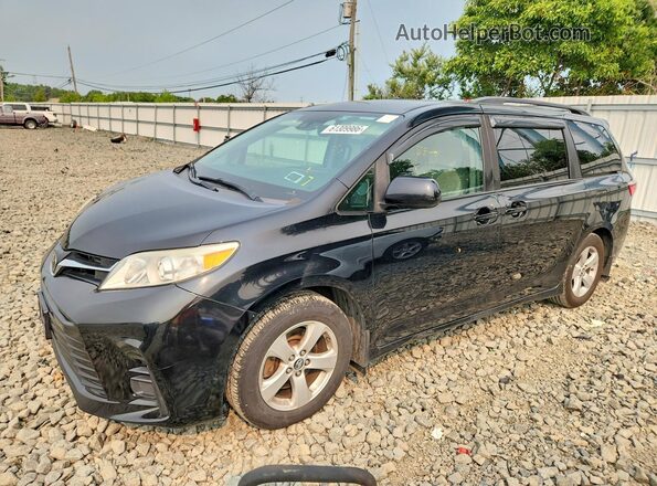 5TDKZ3DC4KS999713 2019 TOYOTA SIENNA Black Задня ліва чверть