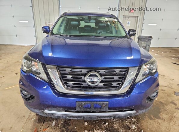 5N1DR2MMXHC683928 2017 NISSAN PATHFINDER Blue Rear view