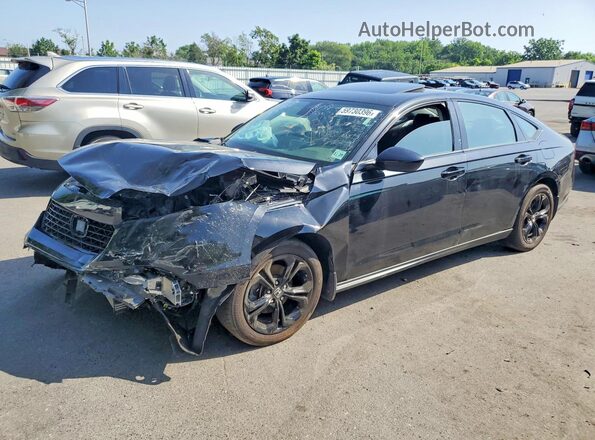 1HGCY1F47SA008505 2025 HONDA ACCORD Black Հետևի ձախ