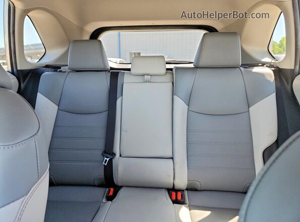 2T3A1RFV1PC357249 2023 TOYOTA RAV4 Silver Rear interior view