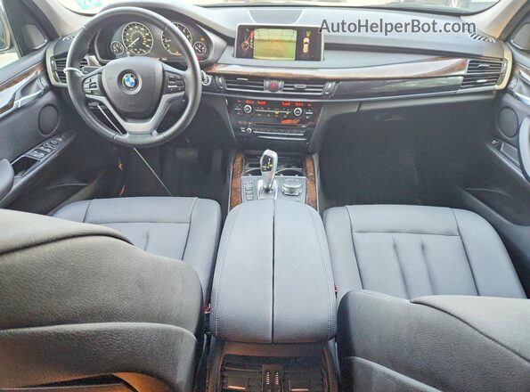 5UXKR0C59G0P27345 2016 BMW X5 Белый Вид щитка приборов