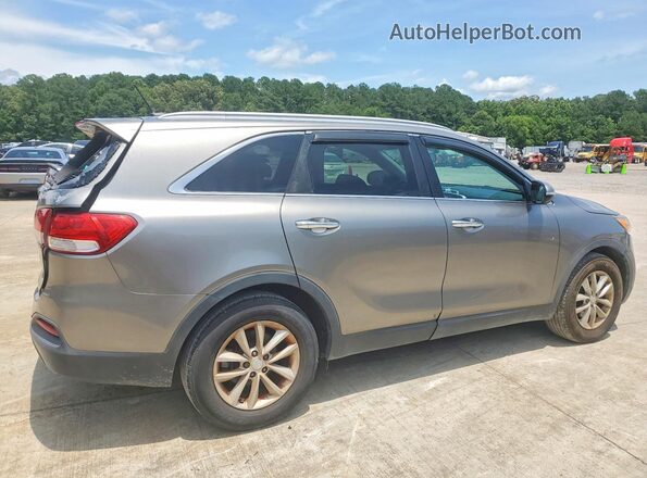 5XYPG4A59JG361301 2018 KIA SORENTO Серебряный Передняя правая четверть