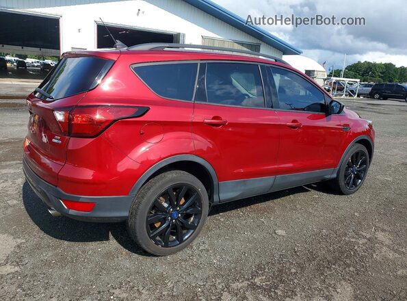 1FMCU9GD4KUC43509 2019 FORD ESCAPE Бордовый Передняя правая четверть