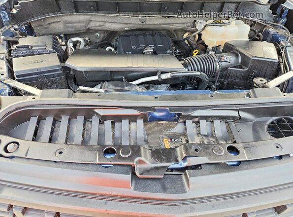 1GCPABEKXRZ228128 2024 CHEVROLET SILVERADO Blue ძრავის განყოფილების ხედი