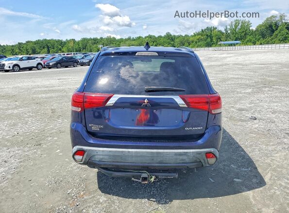 JA4AD3A3XJZ022565 2018 MITSUBISHI OUTLANDER Blue Widok wnętrza z przodu