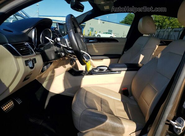 4JGED6EB3GA020699 2016 MERCEDES-BENZ GLE-CLASS Brown წინა პანელის ხედი