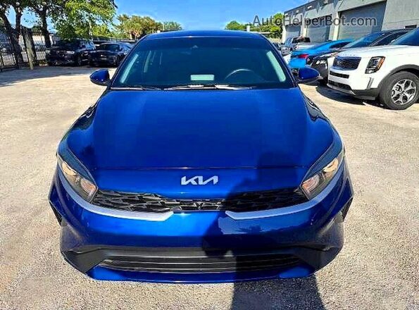 3KPF24AD4NE464503 2022 KIA FORTE Blue Vista trasera