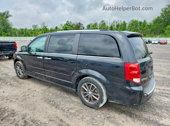 2C4RDGCG2HR825195 2017 DODGE CARAVAN Black Rear right