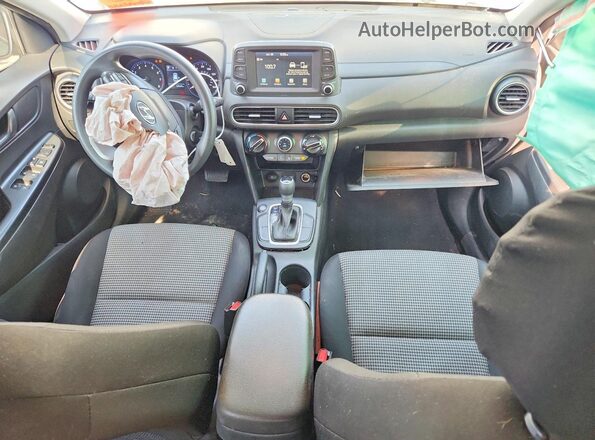 KM8K12AA5MU663566 2021 HYUNDAI KONA White Vista del cuadro de instrumentos