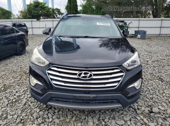 KM8SRDHF8GU138849 2016 HYUNDAI SANTA FE Черный Вид сзади