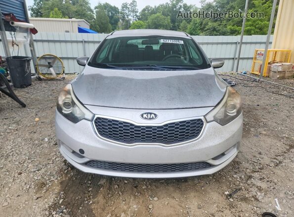 KNAFK5A87G5567757 2016 KIA FORTE Silver უკანა ხედი