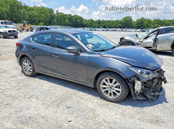 JM1BM1U79G1303437 2016 MAZDA 3 Charcoal Front view