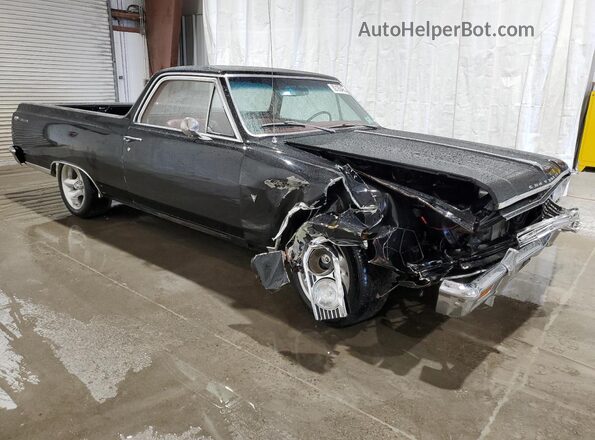 45680L115222 1964 CHEVROLET EL Black Przód prawy