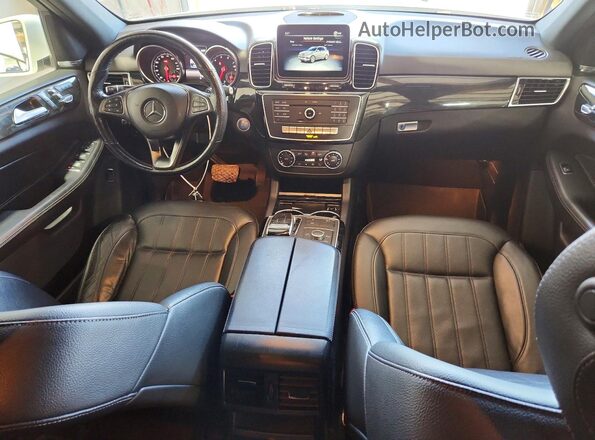 4JGDA5HB2JB162960 2018 MERCEDES-BENZ GLE-CLASS White Vista del cuadro de instrumentos