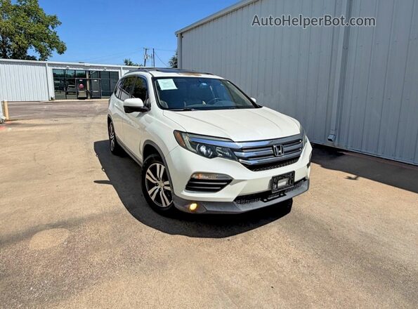5FNYF5H57GB007571 2016 HONDA PILOT White Trasero izquierdo
