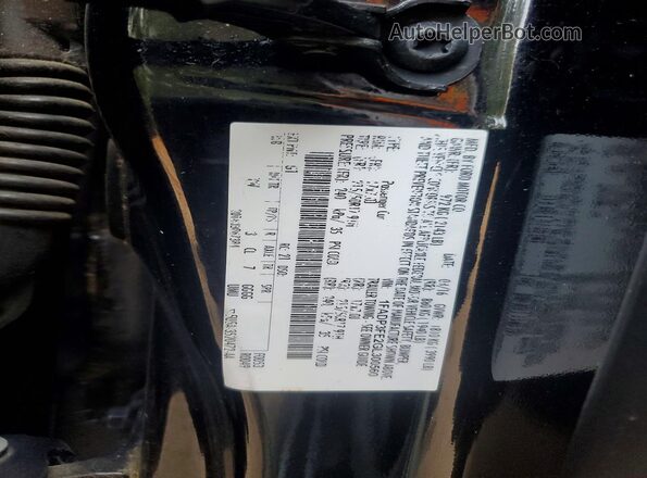 1FADP3FE2GL300560 2016 FORD FOCUS Black VIN sticker view