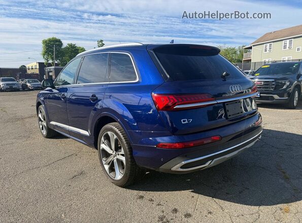 WA1LXAF72MD014929 2021 AUDI Q7 Синий Передняя правая четверть