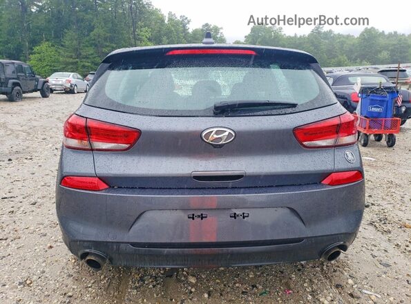 KMHH55LC7JU024129 2018 HYUNDAI ELANTRA Charcoal წინა სალონის ხედი