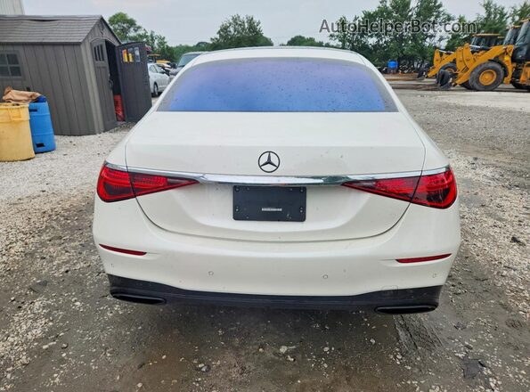 W1K6G7GB4NA070274 2022 MERCEDES-BENZ S-CLASS Белый Вид салона спереди