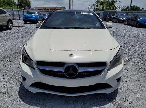 WDDSJ4EB2GN307292 2016 MERCEDES-BENZ CLA-CLASS White Widok z tyłu