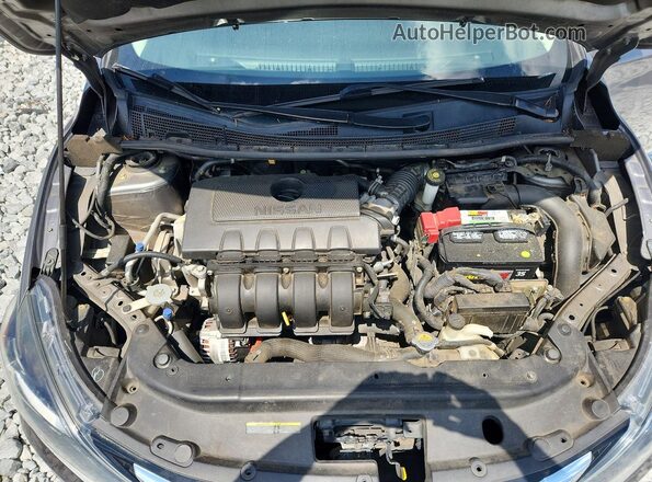 3N1AB7AP0JY267135 2018 NISSAN SENTRA Gray Vista del compartimento del motor