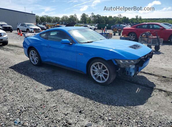 1FA6P8CF0R5417564 2024 FORD MUSTANG Blue Դիմացի տեսք