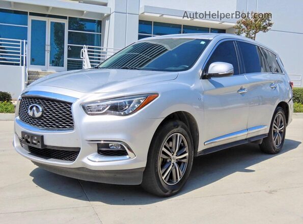 5N1DL0MN4LC529934 2020 INFINITI QX60 Silver Rear right