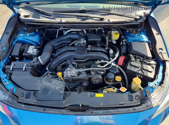 4S3GTAC67K3716374 2019 SUBARU IMPREZA Blue Vista del compartimento del motor
