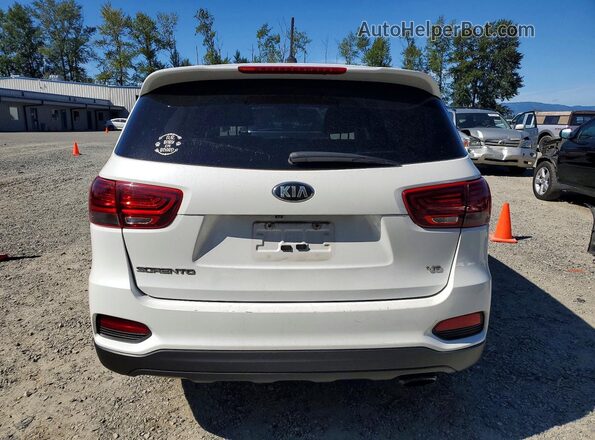 5XYPGDA56KG468663 2019 KIA SORENTO White Սալոնի դիմացի տեսք