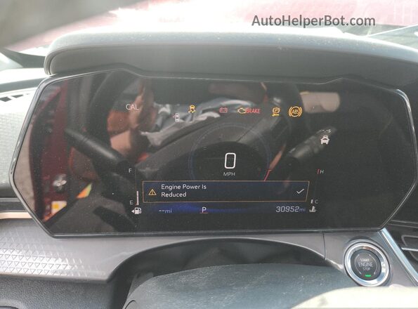 KL77LKE29RC056524 2024 CHEVROLET TRAX Бордовый Вид задних сидений