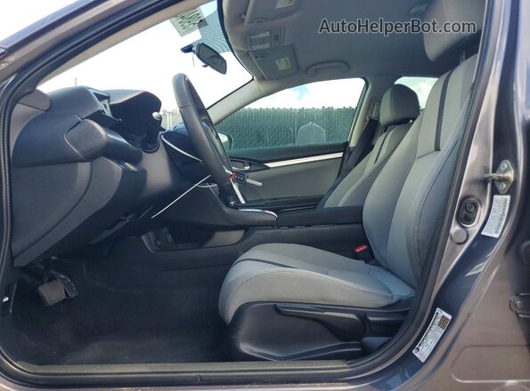 19XFC2F57GE030548 2016 HONDA CIVIC Gray Dashboard view