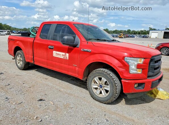 1FTEX1CP3GKF96610 2016 FORD F150 Red Front view