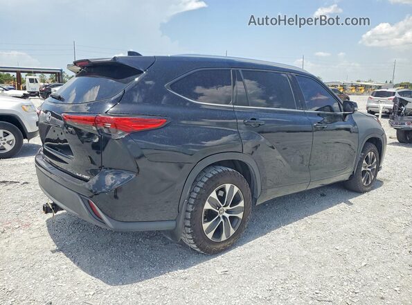 5TDHZRBH5MS543296 2021 TOYOTA HIGHLANDER Black Front right