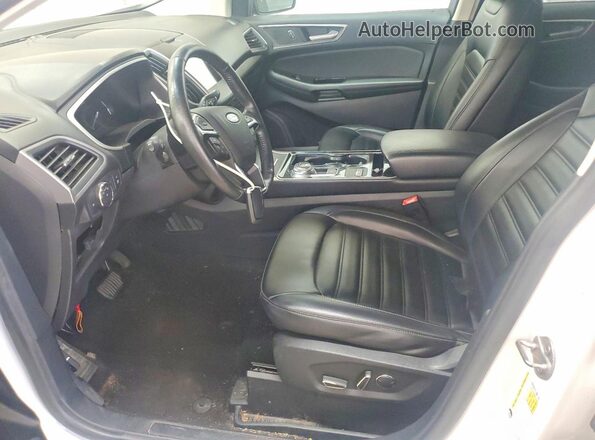 2FMPK3J95KBC24109 2019 FORD EDGE White Առջևի վահանակի տեսք
