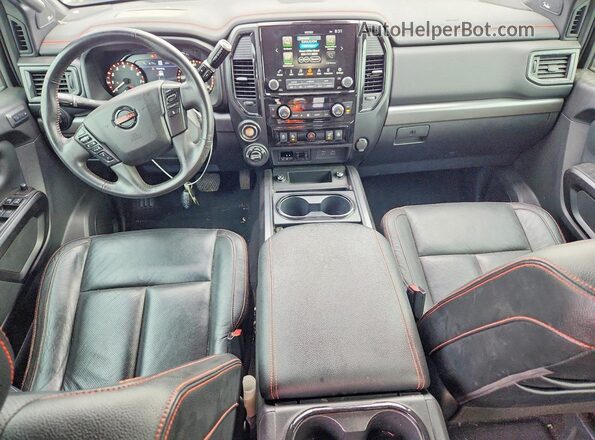1N6AA1FB9MN513107 2021 NISSAN TITAN White Вид щитка приладів