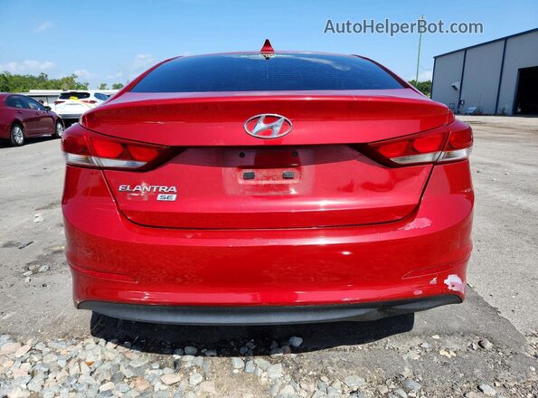 KMHD74LF1HU384083 2017 HYUNDAI ELANTRA Red Vista interior delantera