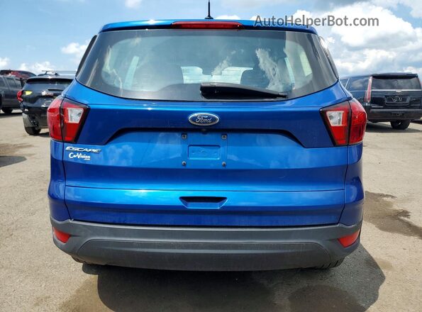 1FMCU0F78KUB49494 2019 FORD ESCAPE Blue Front interior view