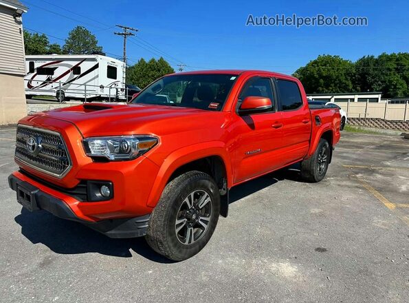 3TMCZ5AN3GM012158 2016 TOYOTA TACOMA Red Trasero izquierdo