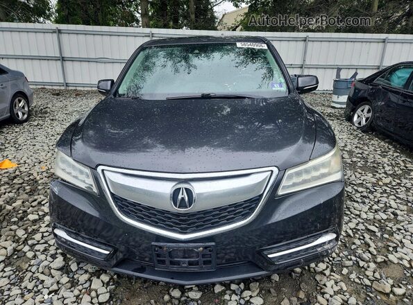 5FRYD4H47GB029057 2016 ACURA MDX Черный Вид спереди